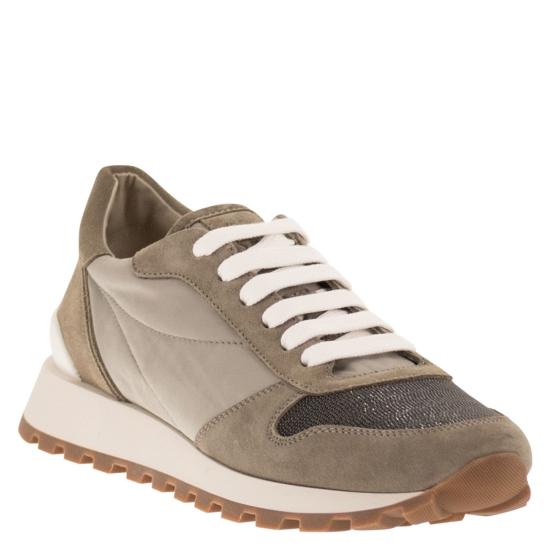 26SS 브루넬로 쿠치넬리 프레셔스 토 테크노 패브릭 러너 MZ47G1960 KHAKI - BRUNELLO CUCINELLI