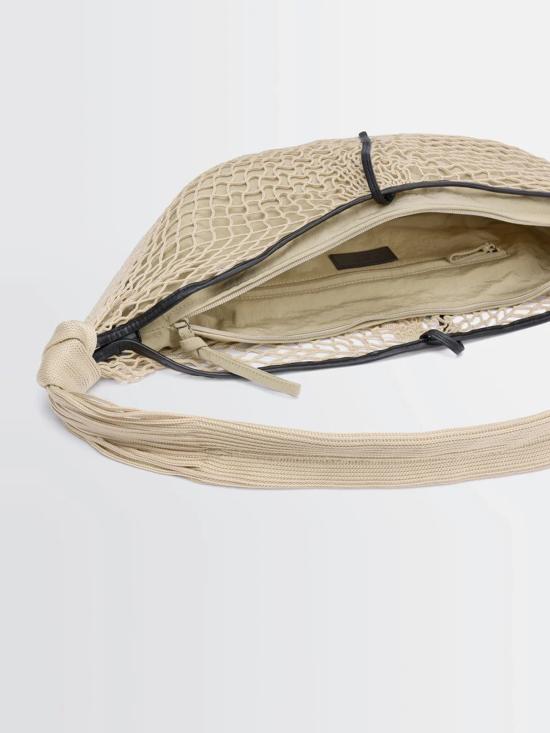26SS 르메르 크루아상 필트 백 폴리에스터 네트 NBG0128TP0006BG204 Beige - LEMAIRE