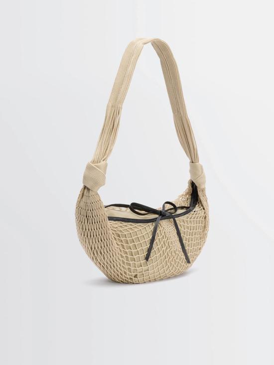 26SS 르메르 크루아상 필트 백 폴리에스터 네트 NBG0128TP0006BG204 Beige - LEMAIRE