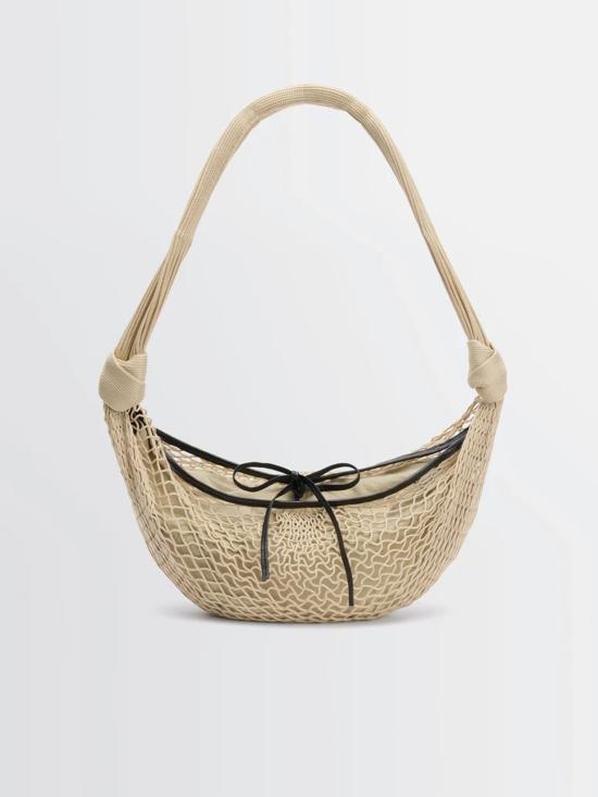 26SS 르메르 크루아상 필트 백 폴리에스터 네트 NBG0128TP0006BG204 Beige