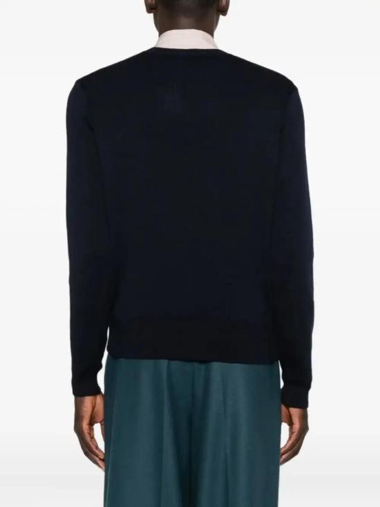 26SS 아미 ADC 크루넥 스웨터 HKS826 001 414 Blue - AMI