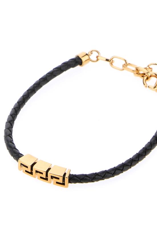 26SS 베르사체 브레이슬릿 10227921A00637 1B00V Black - VERSACE