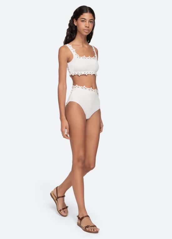  씨뉴욕 비키니 수영복 Sea Ny Leila 비키니 탑 화이트 - SEA NY