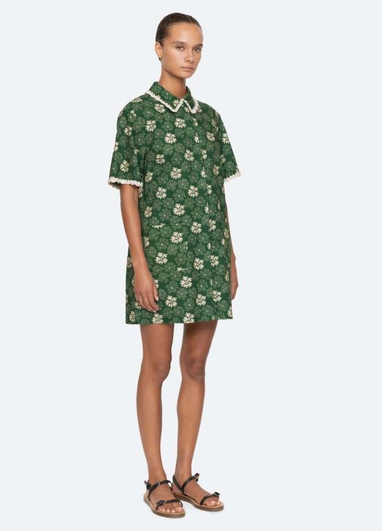  씨뉴욕 비치용품 씨 니 글로리아 커버업 그린 - SEA NY