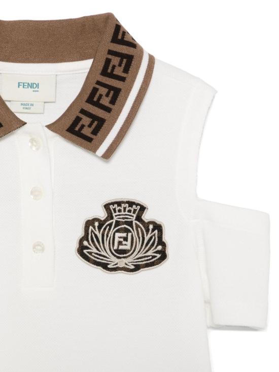 25FW [키즈] 펜디 원피스 JFB752 AVPF0TU9 White - FENDI