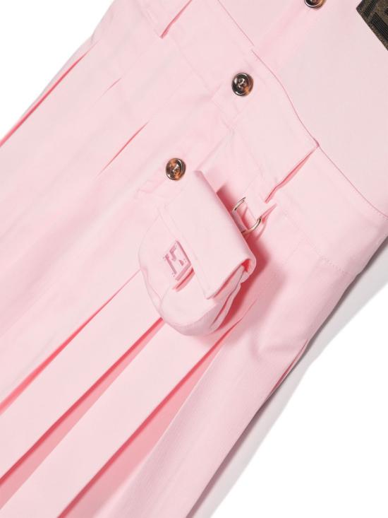 25FW [키즈] 펜디 원피스 JFB682 ADEHF0QE5 Pink - FENDI