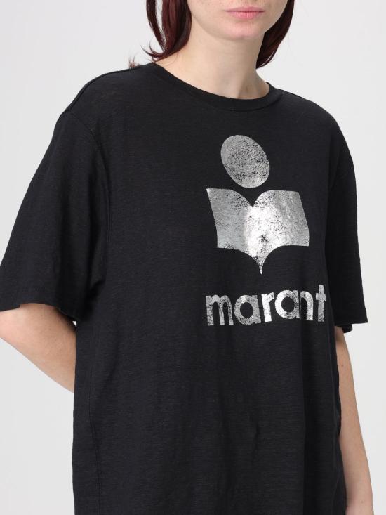 26SS 이자벨마랑에뚜왈 반팔 티셔츠 TS0001FBA1N10E 01BK Black - ISABEL MARANT ETOILE