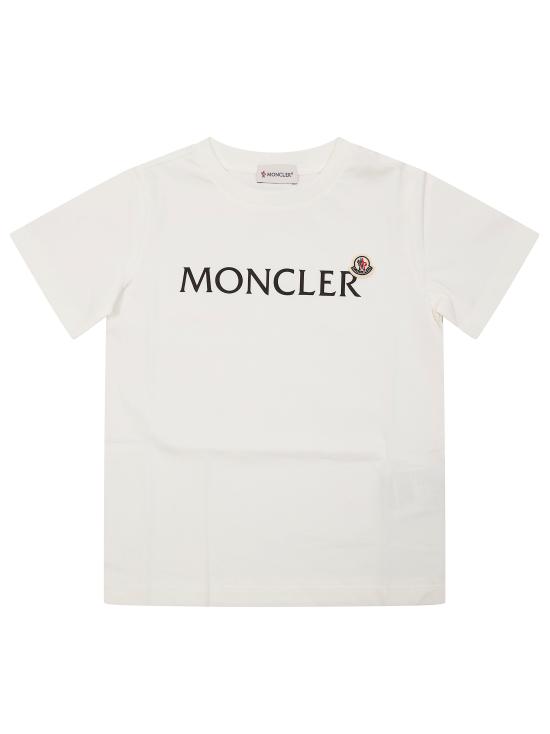 26SS [키즈] 몽클레어 티셔츠 L19548C0001089 034 BIANCO