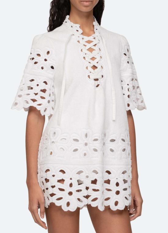  씨뉴욕 비치용품 씨 니 레일라 커버업 화이트 - SEA NY