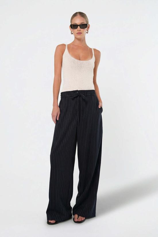  파렌테지 스트레이트 팬츠 프레스턴 팬츠 네이비