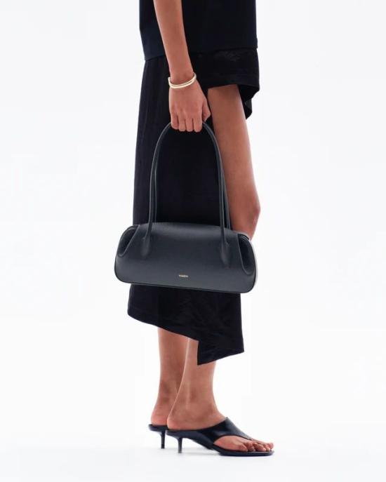 26SS 유제피 숄더백 YZFOYSBS26L034 BLACK LEATHER - YUZEFI