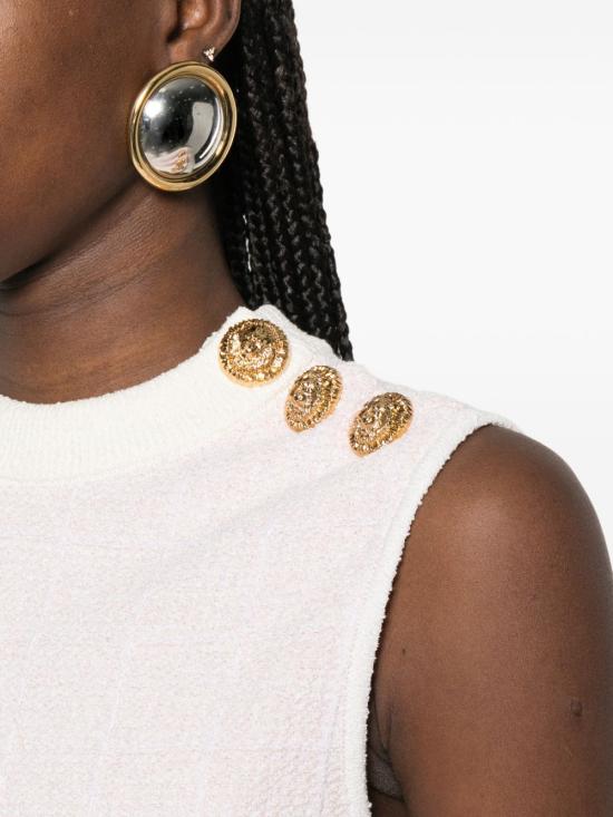 26SS 발망 반팔 티셔츠 GF1AG850KJ48OIB PINK - BALMAIN