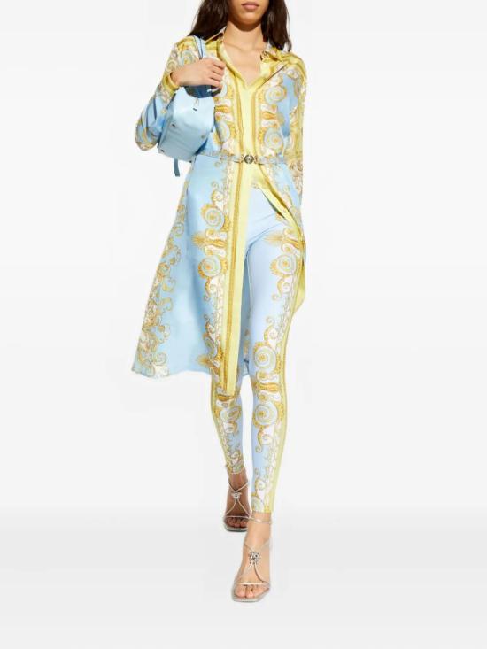 26SS 베르사체 스트레이트 팬츠 10039001A171645Y580 CLEAR BLUE - VERSACE