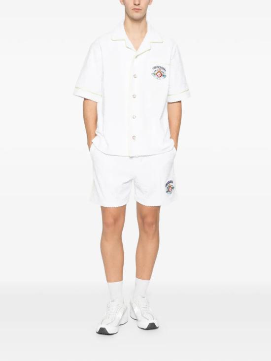 26SS 카사블랑카 긴팔 셔츠 MSP26SH08503 WHITE - CASABLANCA