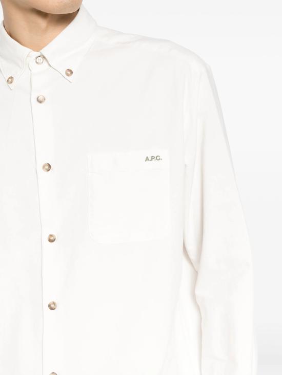 26SS 아페쎄 긴팔 셔츠 COHAHH12599AAC WHITE - A.P.C.