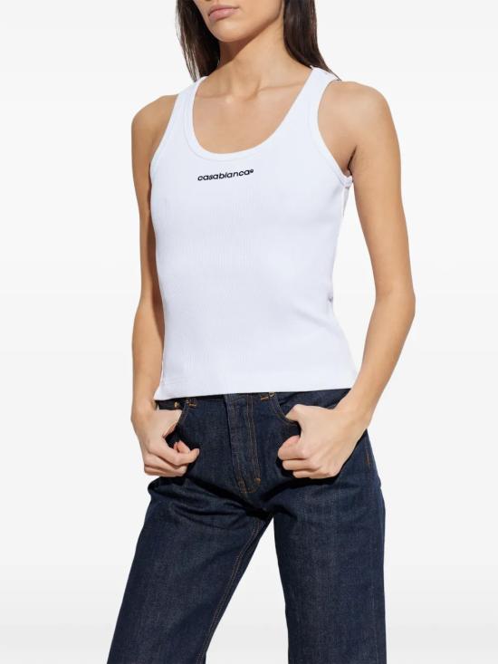 26SS 카사블랑카 반팔 티셔츠 WSP26JTS03902 WHITE - CASABLANCA