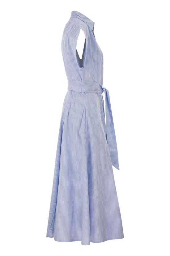 26SS 폴로 랄프로렌 미디 원피스 211A96363 001 LIGHT BLUE - POLO RALPH LAUREN