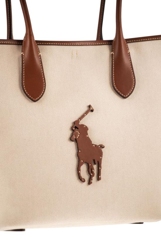 26SS 폴로 랄프로렌 토트백 428P05483 001 NATURAL LEATHER - POLO RALPH LAUREN