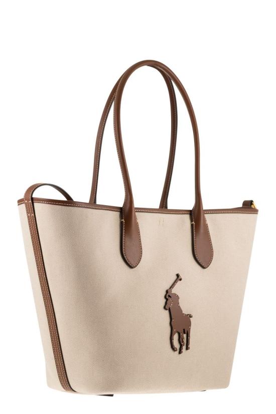26SS 폴로 랄프로렌 토트백 428P05483 001 NATURAL LEATHER - POLO RALPH LAUREN