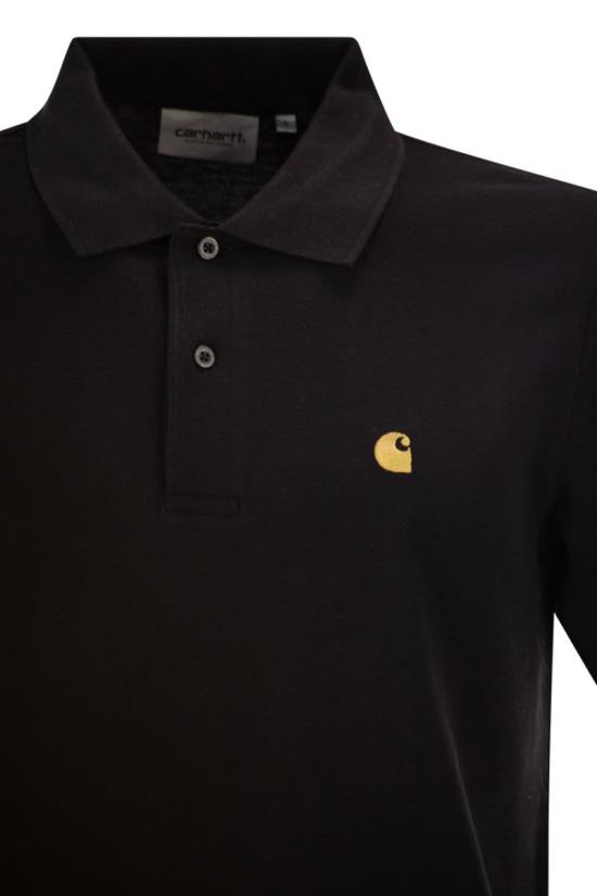  칼하트 WIP 숏슬리브 체이스 피케 폴로 I023807 00FXX BLACK - CARHARTT WIP