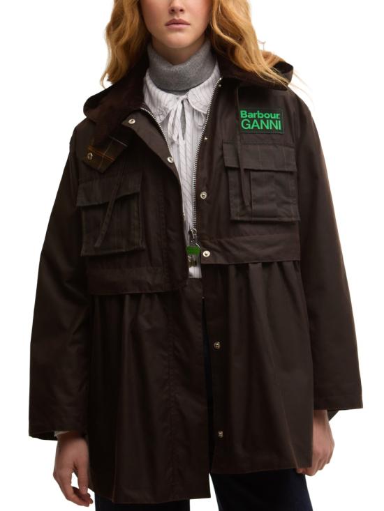  바버 X 가니 자켓 LWX1523 LWXBR71 BROWN - BARBOUR X GANNI