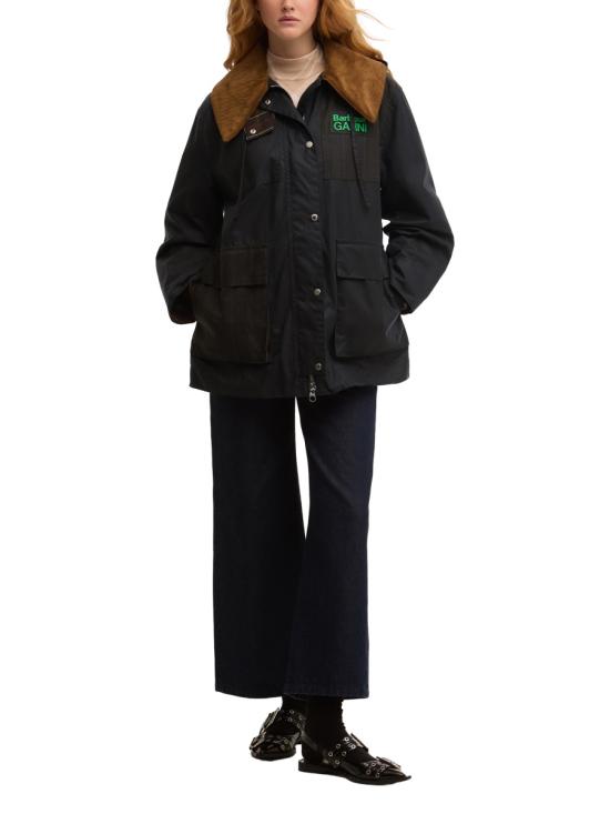  바버 X 가니 자켓 LWX1527 LWXNY71 BLUE - BARBOUR X GANNI