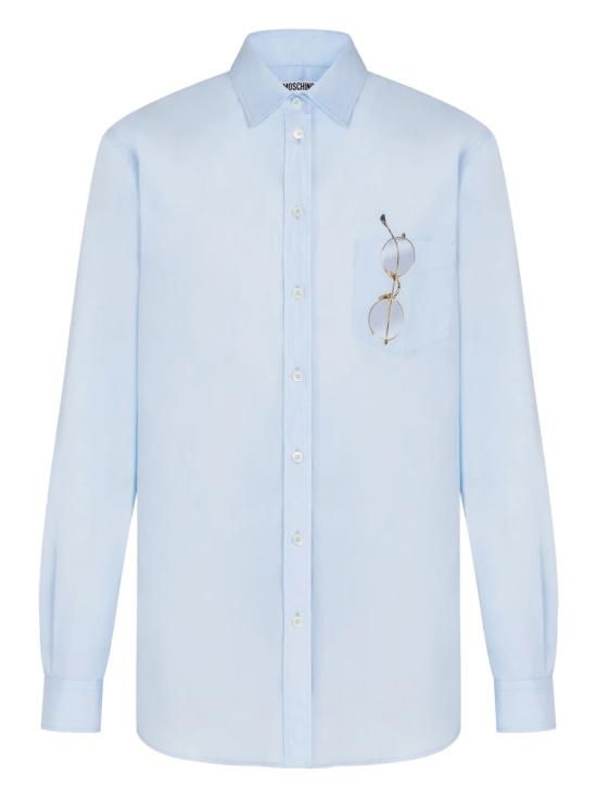 26SS 모스키노 셔츠 02250531 1293 AZURE