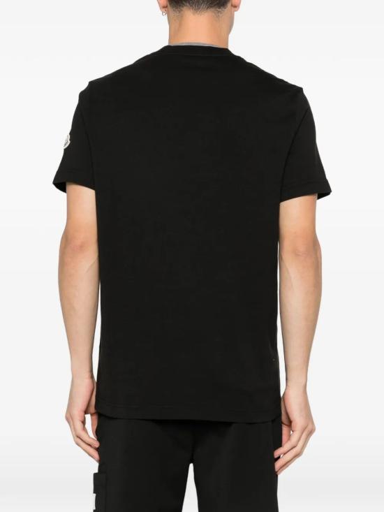 26SS 몽클레어 반팔 티셔츠 L10918C0001589AYY 999 BLACK - MONCLER