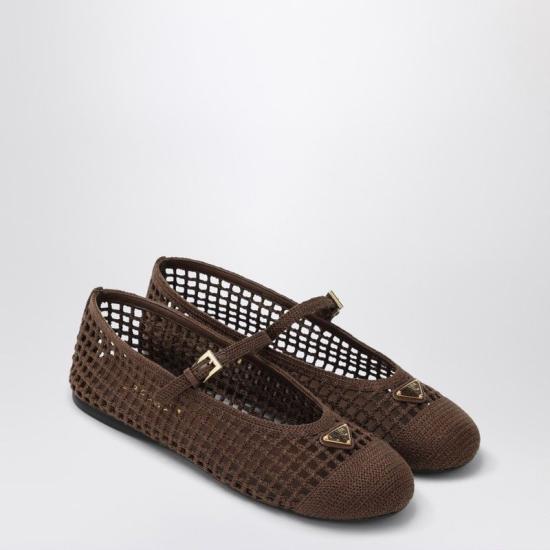 26SS 프라다 플랫 슈즈 1F364O0052F46 F0324 BROWN