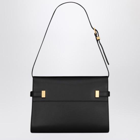 25FW 생로랑 맨하탄 스몰 숄더백 6756260SX0W 1000 BLACK - SAINT LAURENT