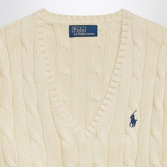 26SS 폴로 랄프로렌 스웨터 211971870011CO CR BEIGE - POLO RALPH LAUREN