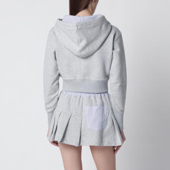 26SS 비비안웨스트우드 후드 티셔츠 1I01001CJ00AS O102 GREY - VIVIENNE WESTWOOD