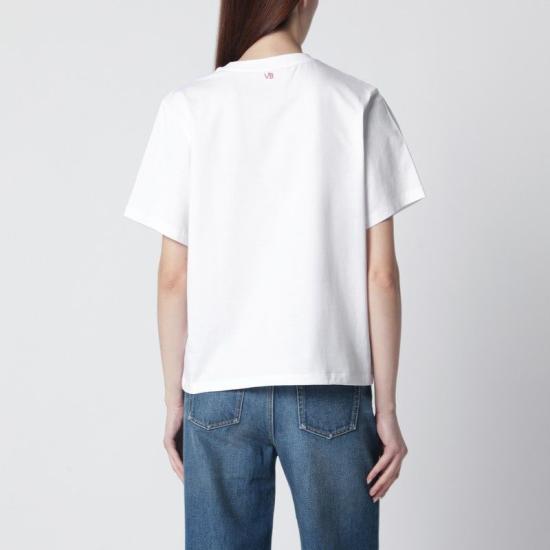 26SS 빅토리아 베컴 반팔 티셔츠 1126JTS007232ACO 6WHT WHITE - VICTORIA BECKHAM