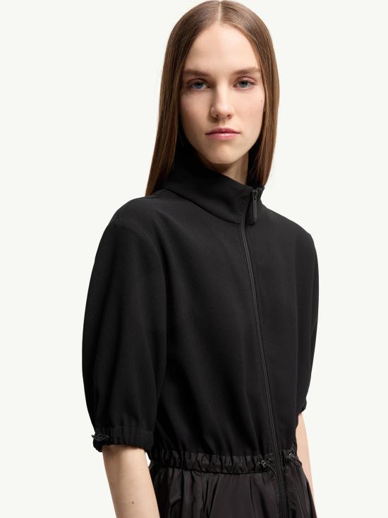 26SS 몽클레어 테크니컬 패브릭 미디 드레스 L10932G00004595VW999 BLACK - MONCLER