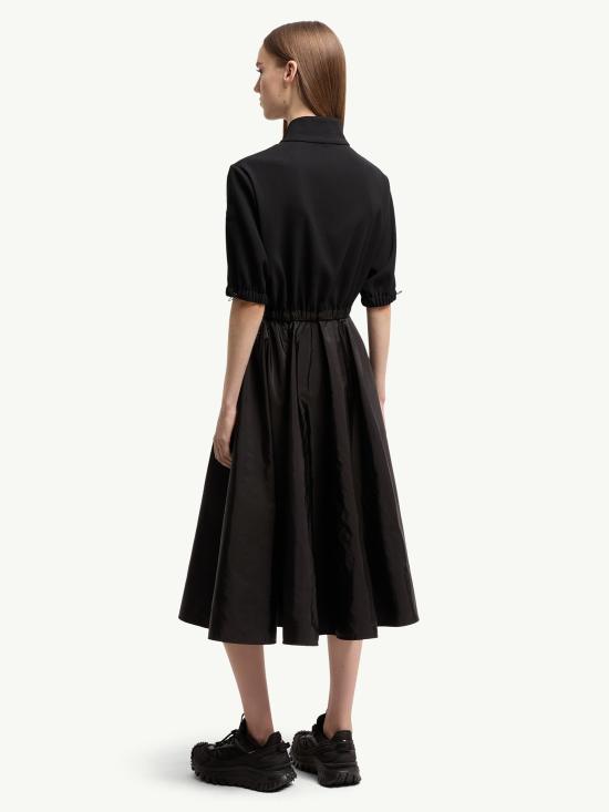 26SS 몽클레어 테크니컬 패브릭 미디 드레스 L10932G00004595VW999 BLACK - MONCLER