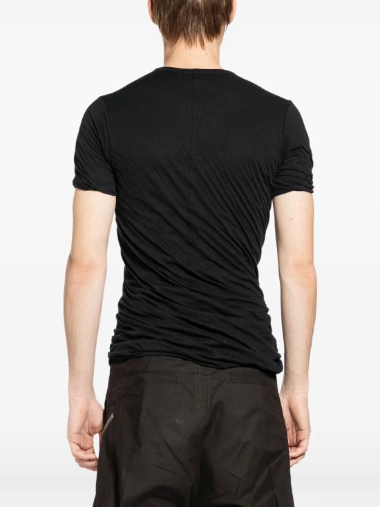 26SS 릭 오웬스 반팔 티셔츠 RU01F2256UCDB09 BLACK - RICK OWENS