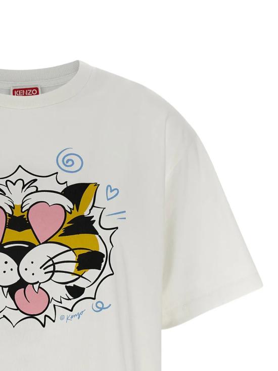 26SS 겐조 반팔 티셔츠 FG52TS3114SG02 WHITE - KENZO