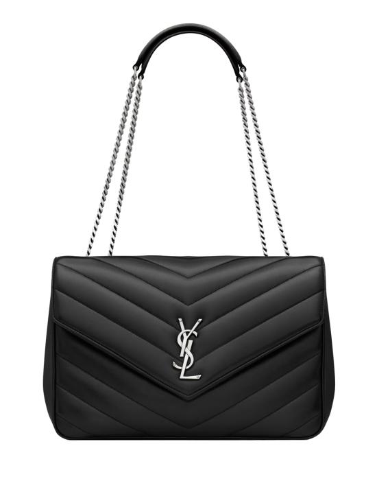 26SS 생로랑 루루 라지 마테라쎄 램스킨 숄더백 803541AAE4Y 1000 BLACK