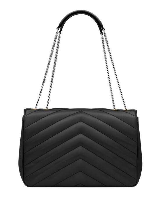 26SS 생로랑 루루 라지 마테라쎄 램스킨 숄더백 803541AAE4Y 1000 BLACK - SAINT LAURENT