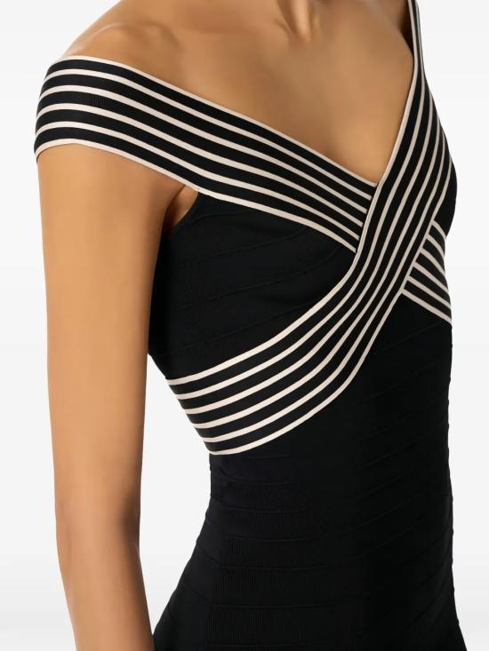 26SS 엘리자베타프랜치 미디 원피스 AM75S61E2 685 BLACK - ELISABETTA FRANCHI