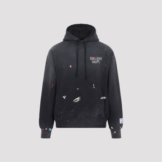 26SS 갤러리 디파트먼트 후드 티셔츠 GPH50044 VINTAGE BLACK - GALLERY DEPT