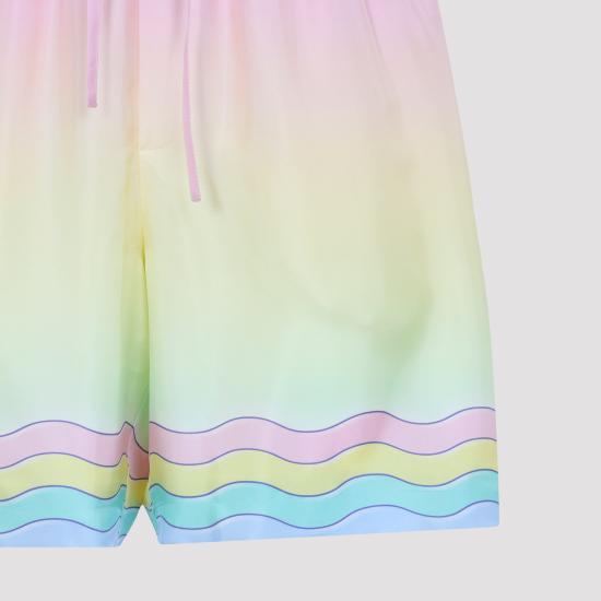 26SS 카사블랑카 스트레이트 팬츠 MSP26TR39902 MULTI PINK PURPLE - CASABLANCA