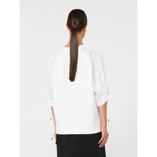 26SS 막스마라 반팔 티셔츠 2611941072670001 WHITE - MAX MARA