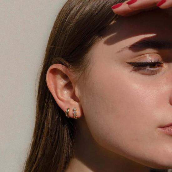  탯치 이어링 Thatch Astrid 후프 귀걸이 14K 금도금 - THATCH