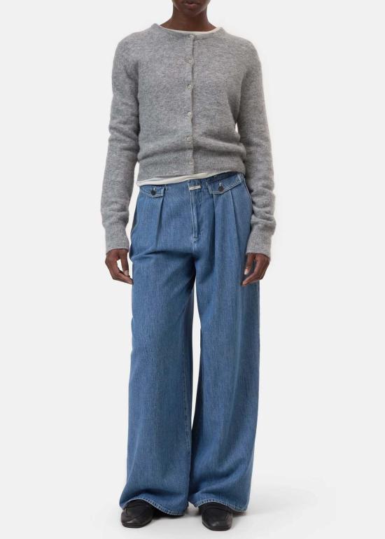  클로즈드 가디건 크루 카디건 스웨터 - CLOSED