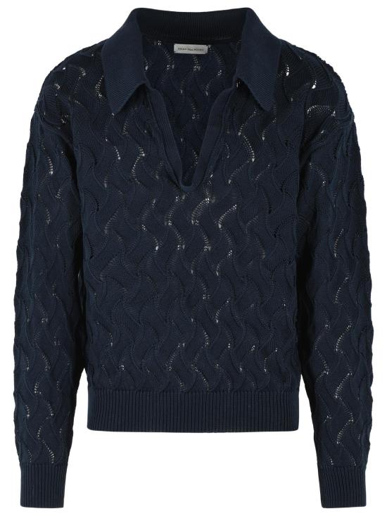 26SS 드리스 반 노튼 스웨터 021244 3718509 Navy