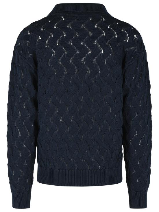 26SS 드리스 반 노튼 스웨터 021244 3718509 Navy - DRIES VAN NOTEN