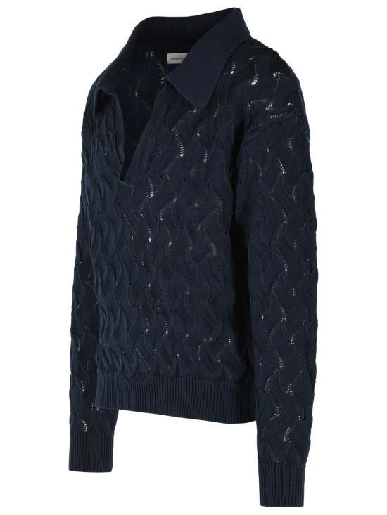 26SS 드리스 반 노튼 스웨터 021244 3718509 Navy - DRIES VAN NOTEN