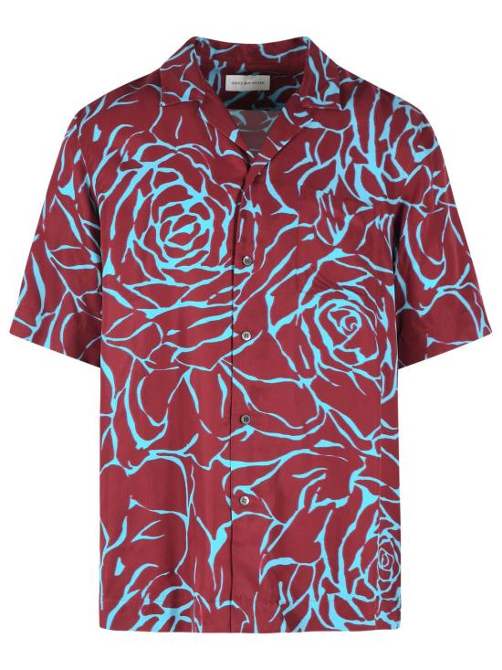 26SS 드리스 반 노튼 긴팔 셔츠 020742 3244358 Bordeaux