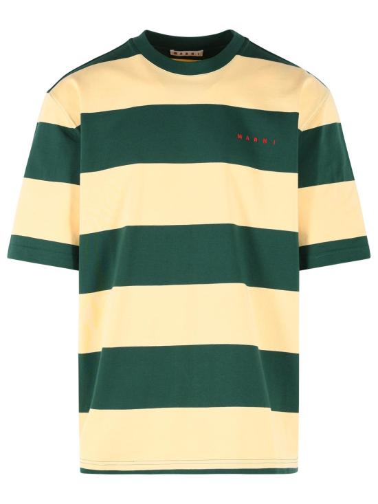 26SS 마르니 폴로 티셔츠 HUMU0287S0 UTC580STV60 Yellow